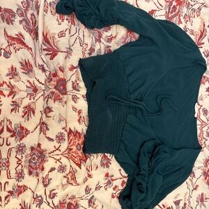 La Hearts Teal Long Sleeve Top